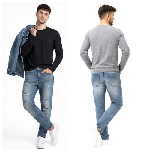 Jeans uomo slim fit - slim,