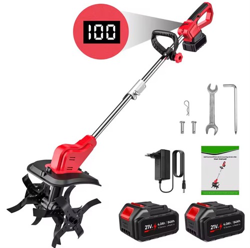 Electric tiller complete with