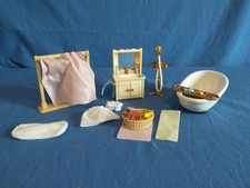 Casa Bambole Silvanian Family Epoch Mobile Bagno Vasca Accessori Anni 90 Vintage