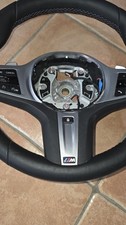 Volante Riscaldato Pelle BMW M SPORT ORIGINALE  "M" Con Cuciture Rosse e Blu 