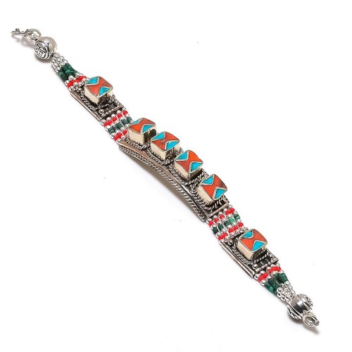 Bracciale turchese corallo