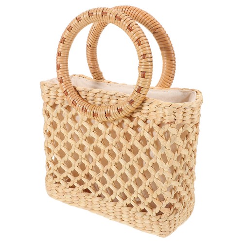 Borsa spiaggia paglia tote - spiaggia,