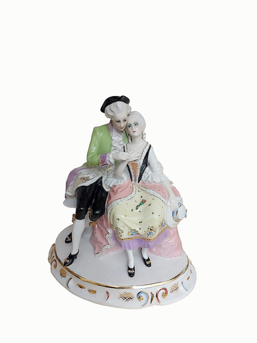 Statuetta liani porcellana - statuetta,