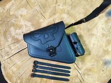 Borsetta Teschio Blackline Compatibile Con Harley Sportster Chopper Orletanos