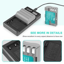 Batteria 2x 2.2AH EN-EL3e per