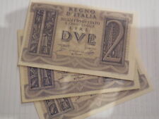 banconota 2 lire periodo