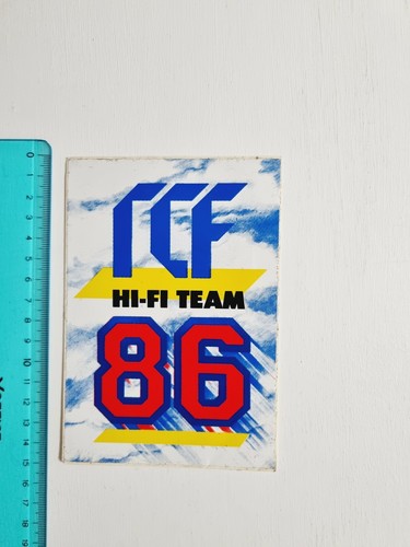 Adesivo rcf team - rcf,