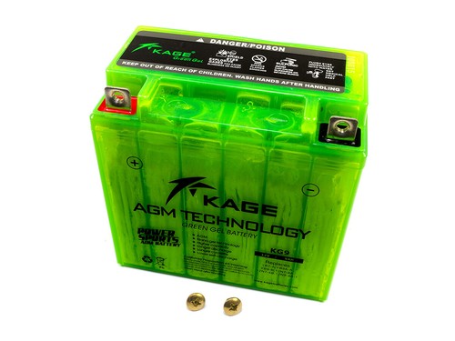 Batteria green gel kage - green, yb7-a