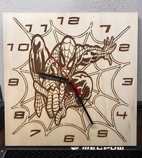 OROLOGIO DA PARETE SPIDERMAN HANDMADE PEZZO UNICO