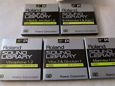 Roland Sound Library Quick Disks QD L-106 #036-#040 DRUM SET Vol.1