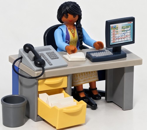 Lotto playmobil segretaria - lotto,