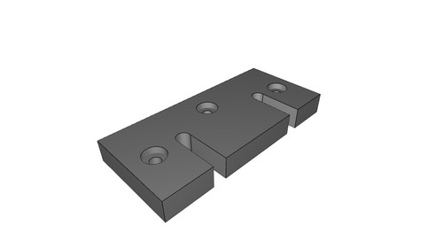 Staffa supporto binari per - staffa,