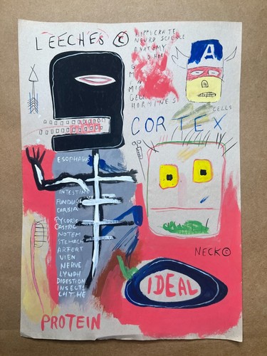 Jean michel basquiat disegno - jean-michel,