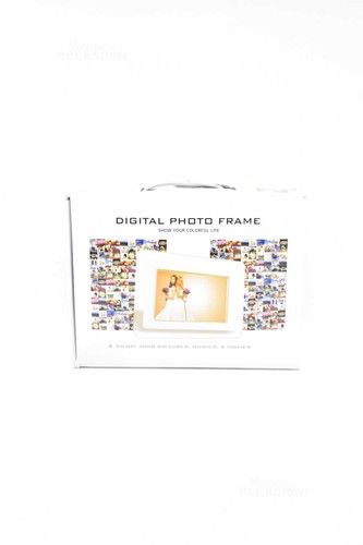 Cornice digitale nera con - cornice,