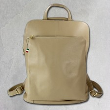 Zaino Da Città Taupe Beige