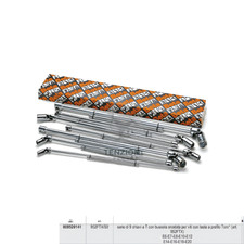 Set 9 Chiavi A T Bussola Torx