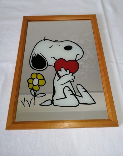 Specchio snoopy vintage quadro - snoopy,