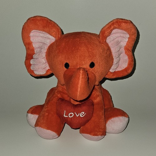 Peluche elefante rosso peluche