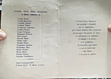 RICORDO CRESIMA COMUNIONE 18 ragazzi vedi elenc 1961 ANZIO Col.S.M. Goretti-1711