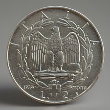 Italia 2 lire 1939 Anno XVIII