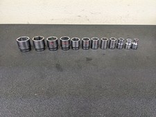 #bm386 Matco Tools USA!  3/8" Drive SAE 6 Point Chrome Socket Set