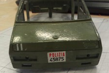 MACCHININA MEBETOYS MATTEL ALFETTA POLIZIA   SC. 1.25 SCOCCA RICAMBI PARTS