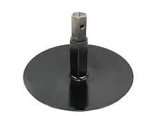 DISCO TERMINALE ZAPPETTE CON ASSE FRESA MOTOZAPPA FORT LEONE ESAGONO 35 MM D.300