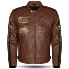 Giacca Giubbotto Moto in pelle