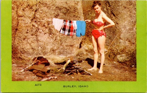 Cartolina pin bikini - pin, up