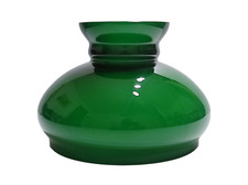 Boccia di vetro verde per Lampadario Lume Lampada Paralume Bowl Foro 19,5 cm