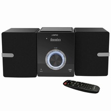 Compact Micro Hi-Fi Stereo System with CD Player, Bluetooth, FM Radio, USB