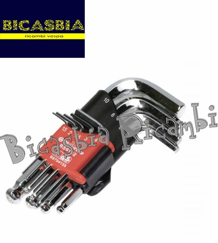 13662 set chiavi brugola - 13662,