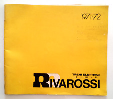 Catalogo Rivarossi Treni Elettrici 1971 '72 1972 Trenini Modellini Modellismo