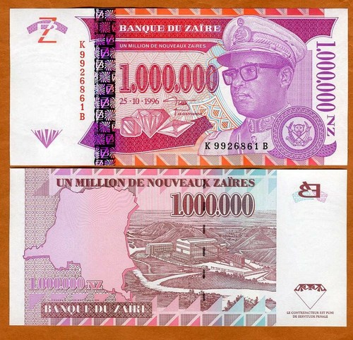 Zaire 000 - 1.000.000, (1000000)