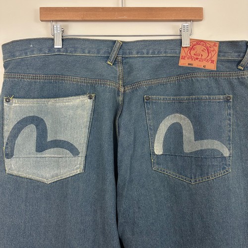 Evisu jeans blu lavaggio - evisu, medio