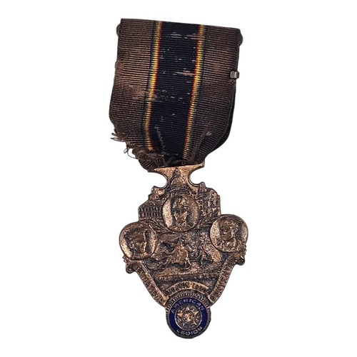 Spilla nastro vintage bronzo - spilla,