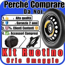 Ruotino Di Scorta 5Fori Da 17 Ford Puma Con Kit Cric Crick + Chiave Sacca Nuovo