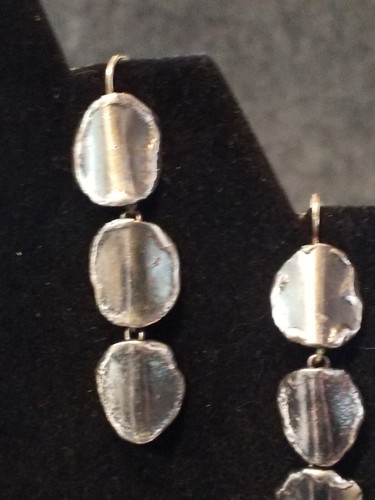Sterling drop earrings - drop,