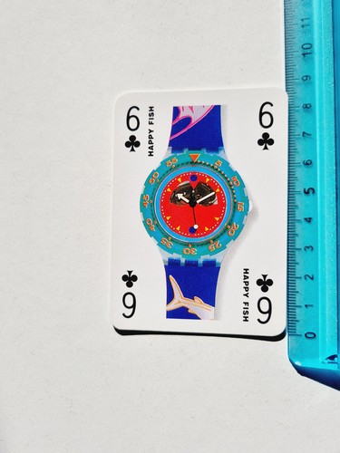 Happy fish swatch watch - fish,