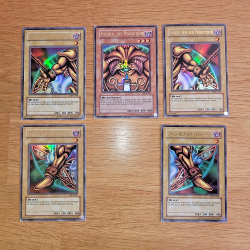 Yugioh exodia set ultra rara - exodia,