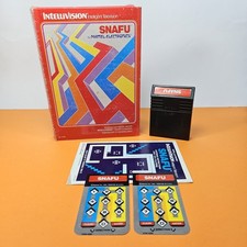 SNAFU Gioco per INTELLIVISION COMPLETO MATTEL ELECTRONICS OTTIMO