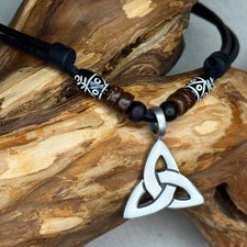 Collana in pelle da uomo