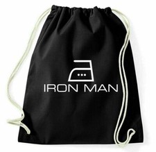 Borsa da ginnastica Iron Man triathlon maratona casalinga borsa sportiva borsa di iuta zaino