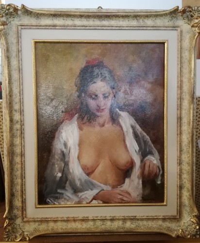 Dipinto olio tela - olio, su