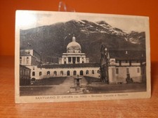 Cartolina Oropa 1945 con francobollo Raro 1 Lira Mano che pianta un ulivo 1945