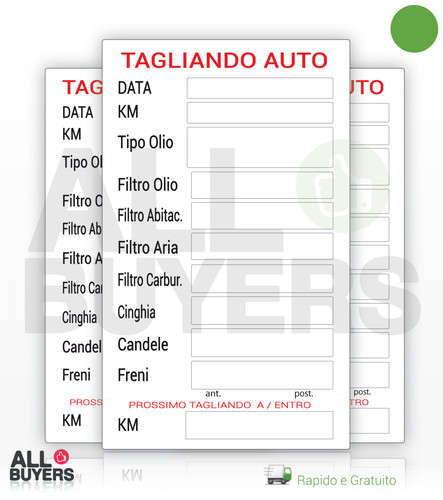 Etichette adesive tagliando - etichette,