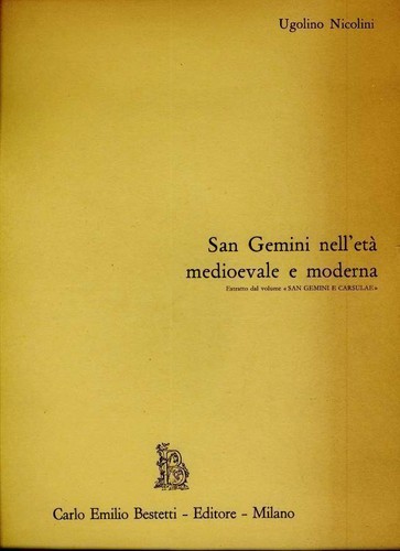 San gemini nell età - gemini, nell'età