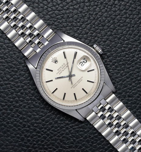 Rolex datejust 1601 silver - rolex,