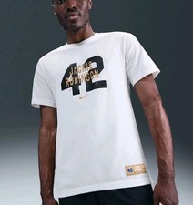 Nike 1947 Jackie Robinson 42 White T-Shirt Men's Size Large HJ3458-121