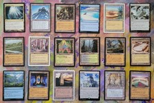 Lotto 18  TERRE MtG - CARTE  da COLLEZIONE -Magic the Gathering  